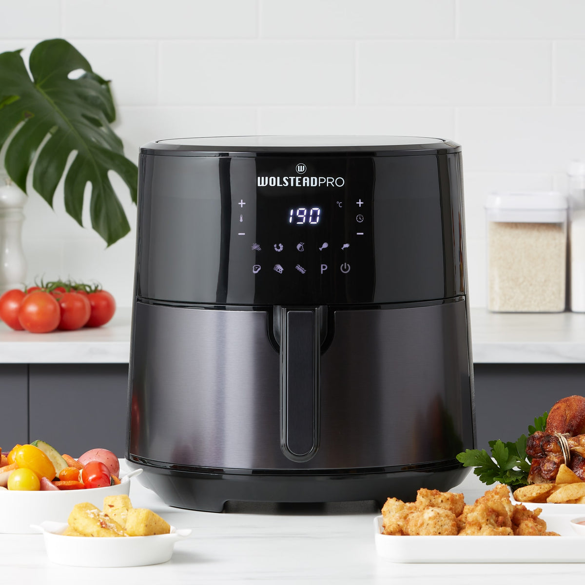 Wolstead Pro Swift Digital Air Fryer 8L Matte Black