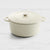 Wolstead Endure Round Enamel Cast Iron Casserole 28cm - 5.9L Ivory