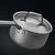 Wolstead Pro Steel Triply Stainless Steel Saucepan with Lid 20cm - 3.5L