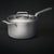 Wolstead Pro Steel Triply Stainless Steel Saucepan with Lid 20cm - 3.5L