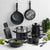 Wolstead Stonetek Ultra Frypan 30cm Black