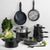 Wolstead Stonetek Ultra 10pc Cookware Set Black