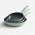 Wolstead Stonetek Ultra 3pc Frypan Set Mist Green