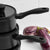 Wolstead Stonetek Ultra 3pc Saucepan Set Black