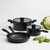 Wolstead Stonetek Ultra 4pc Cookware Set Black