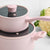 Wolstead Stonetek Ultra 4pc Cookware Set Dusty Pink
