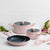 Wolstead Stonetek Ultra 4pc Cookware Set Dusty Pink