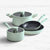 Wolstead Stonetek Ultra 4pc Cookware Set Mist Green