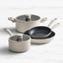 Wolstead Stonetek Ultra 4pc Cookware Set Nougat