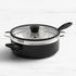 Wolstead Stonetek Ultra Saute Pan with Steamer 28cm Black