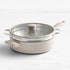 Wolstead Stonetek Ultra Saute Pan with Steamer 28cm Nougat