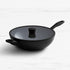 Wolstead Stonetek Ultra Wok with Lid 28cm Black
