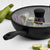 Wolstead Stonetek Ultra Wok with Lid 28cm Black