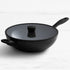 Wolstead Stonetek Ultra Wok with Lid 32cm Black