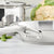 Wolstead Steeltek Ultra 6pc Stainless Steel Cookware Set