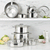 Wolstead Steeltek Ultra 9pc Stainless Steel Cookware Set