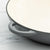 Wolstead Endure Round Enamel Cast Iron Shallow Casserole 30cm - 3.5L Grey